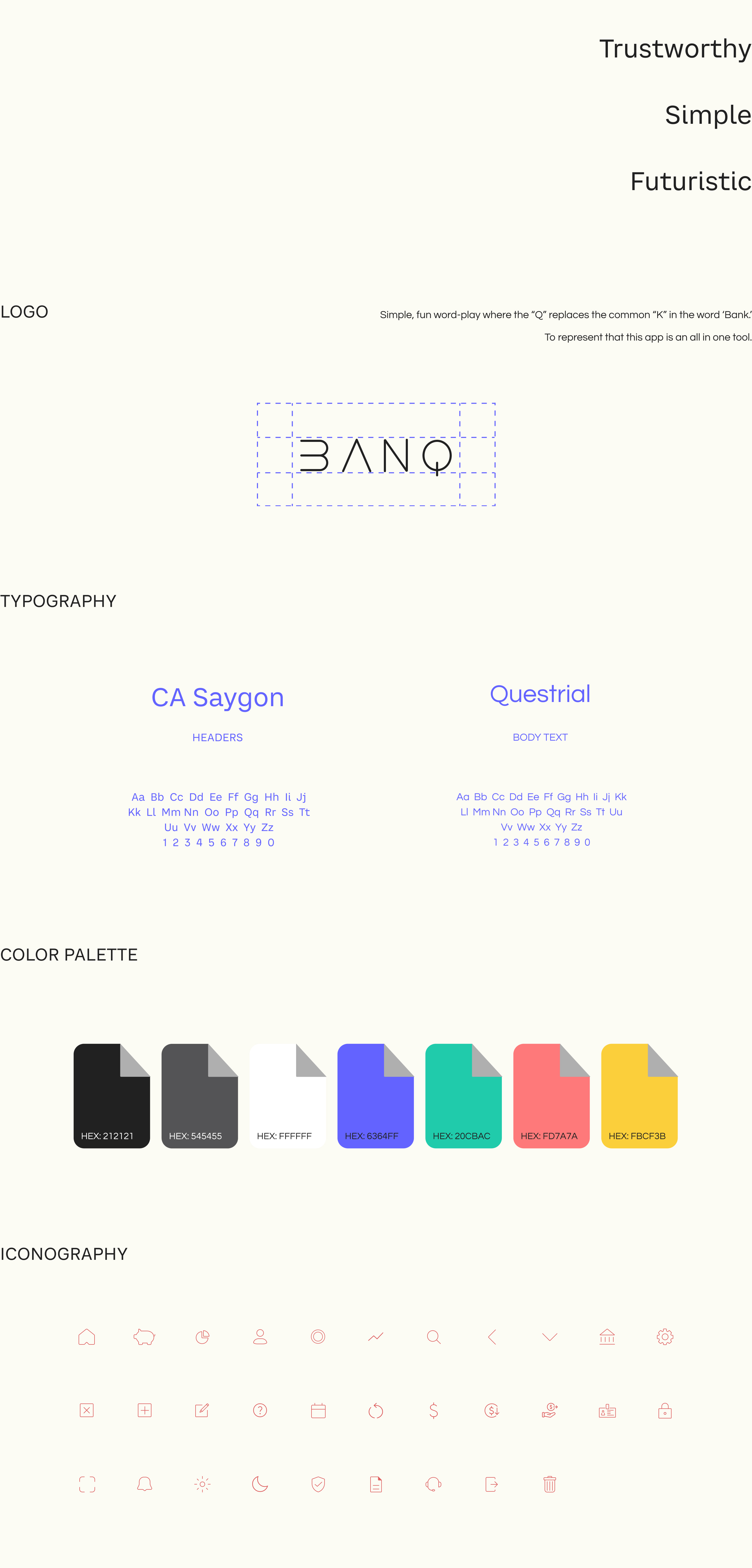 BANQ: Branding and Design