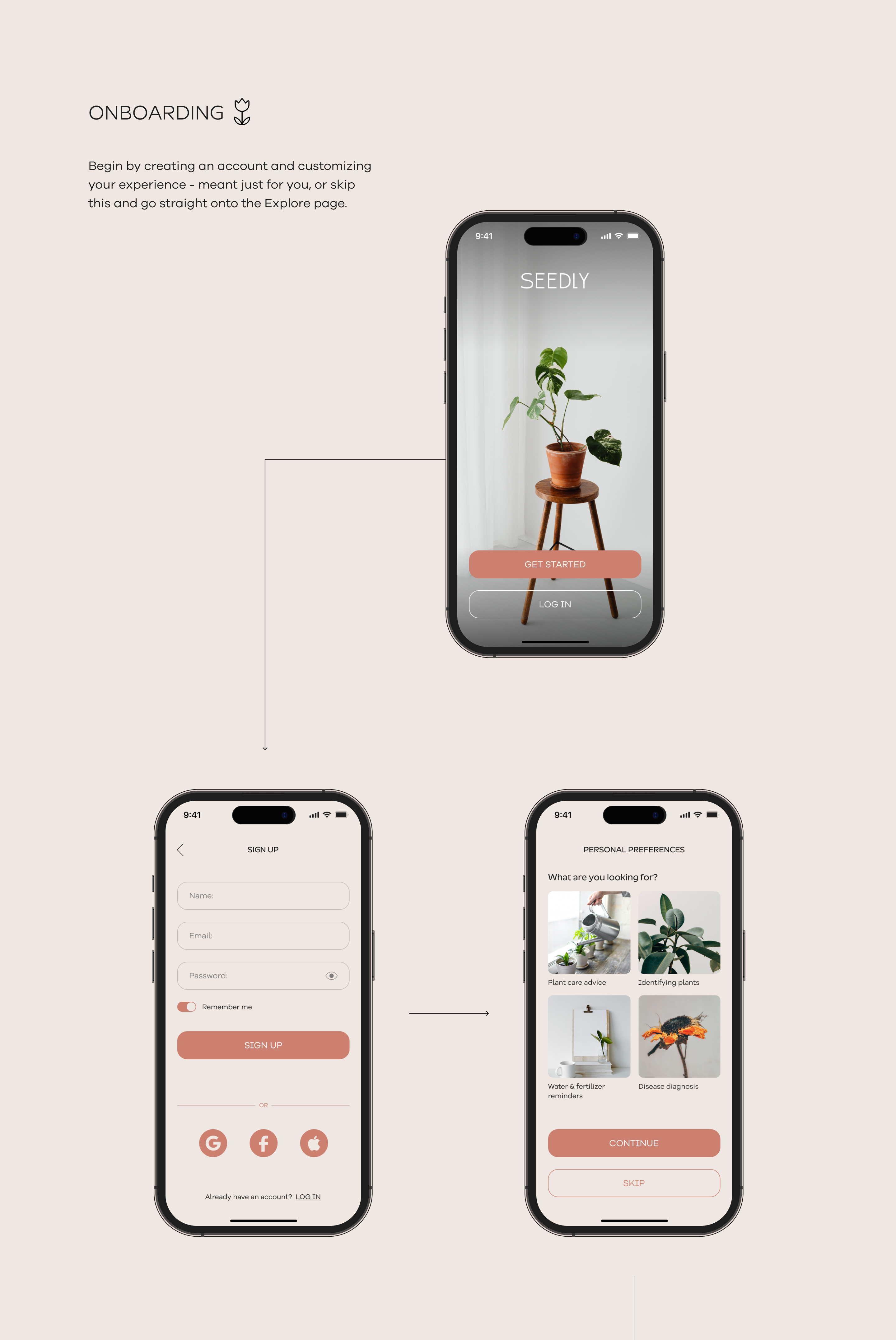 Seedly: Onboarding Screens